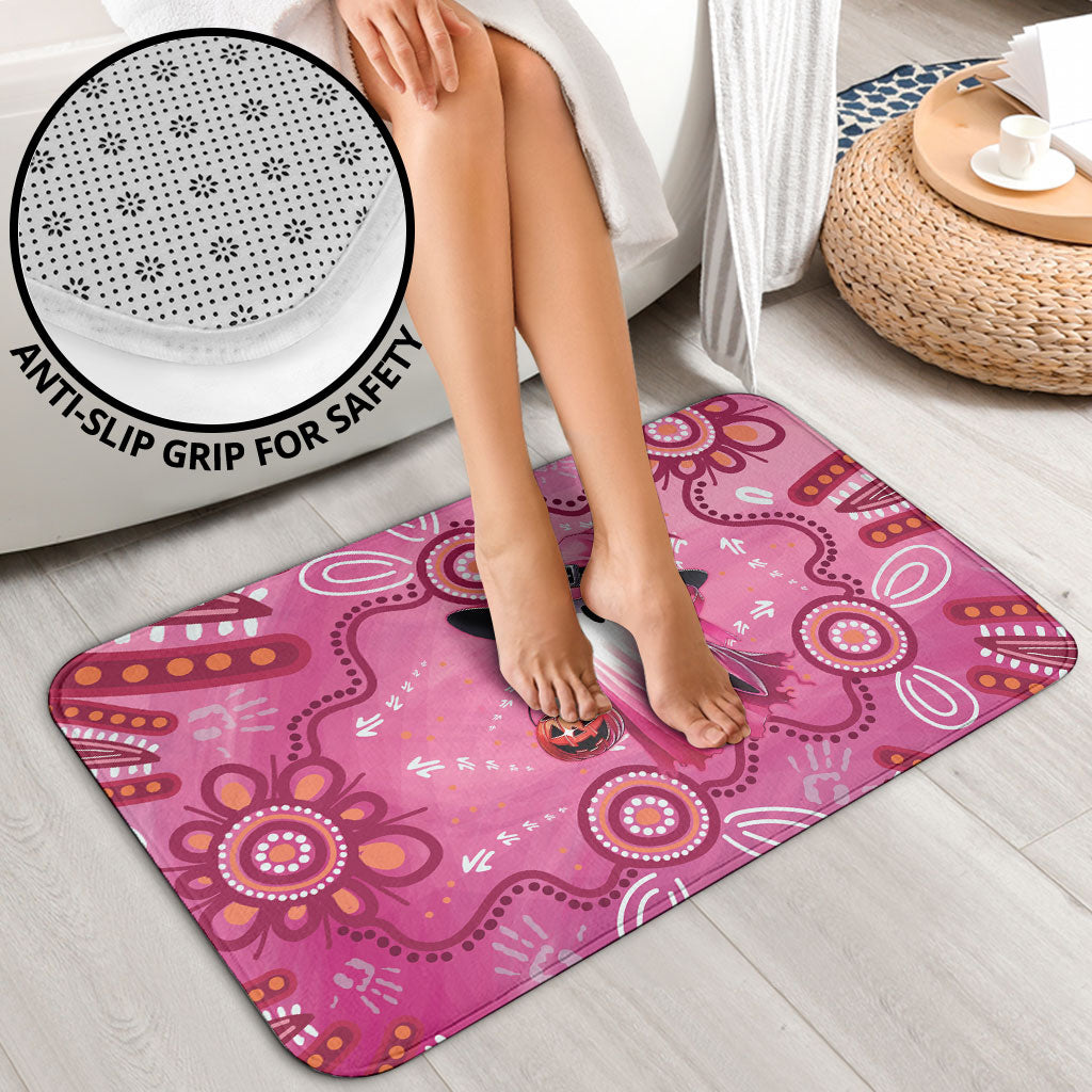 Pink Ghost Ribbon Bathroom Set Aboriginal Halloween Wear Pink