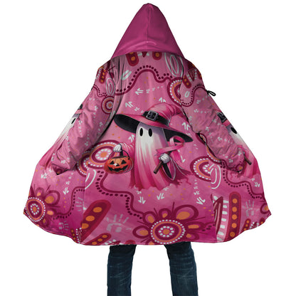Pink Ghost Ribbon Cloak Aboriginal Halloween Wear Pink