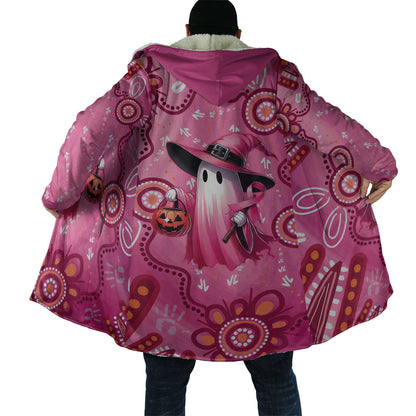 Pink Ghost Ribbon Cloak Aboriginal Halloween Wear Pink