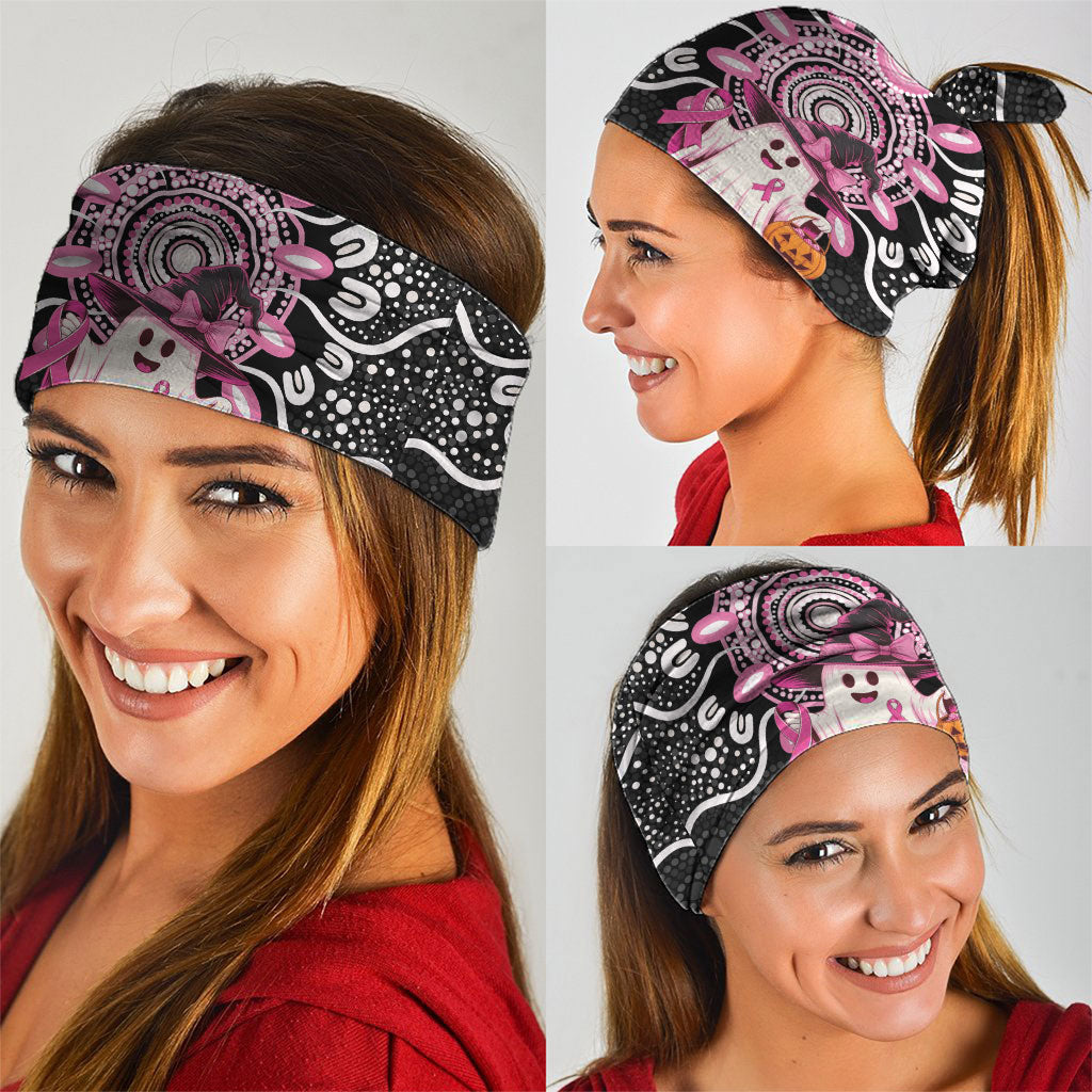 Spooky Pink Ghost Neck Gaiter Aboriginal Halloween Wear Pink