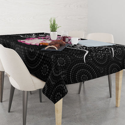 Spooky Pink Ghost Tablecloth Aboriginal Halloween Wear Pink