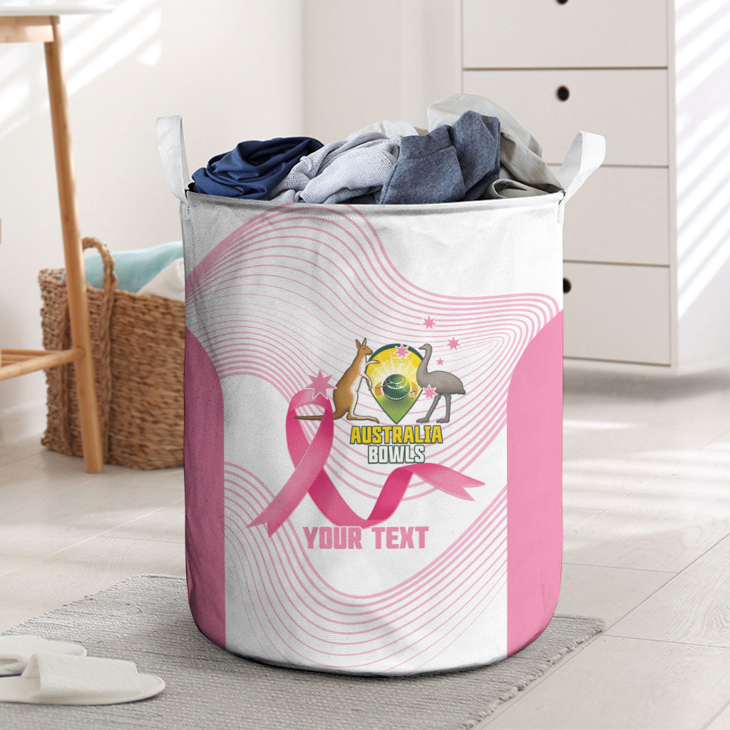 Custom Bowls Australia Breast Cancer Laundry Basket Pink Ribbon Curve Sporty