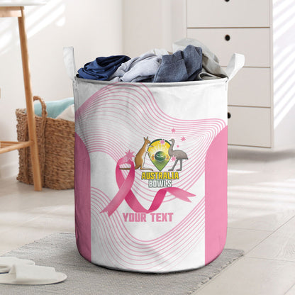 Custom Bowls Australia Breast Cancer Laundry Basket Pink Ribbon Curve Sporty