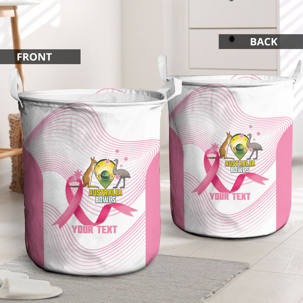 Custom Bowls Australia Breast Cancer Laundry Basket Pink Ribbon Curve Sporty