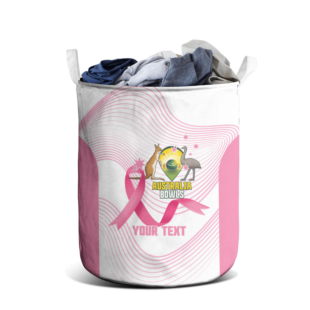 Custom Bowls Australia Breast Cancer Laundry Basket Pink Ribbon Curve Sporty