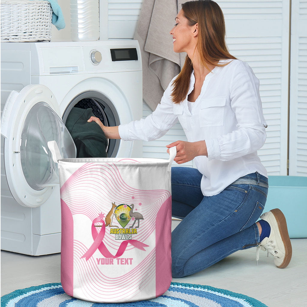 Custom Bowls Australia Breast Cancer Laundry Basket Pink Ribbon Curve Sporty
