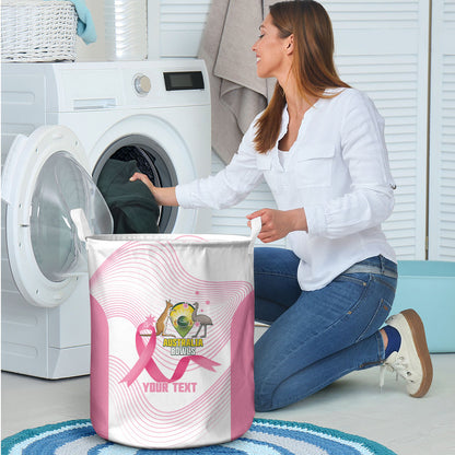 Custom Bowls Australia Breast Cancer Laundry Basket Pink Ribbon Curve Sporty