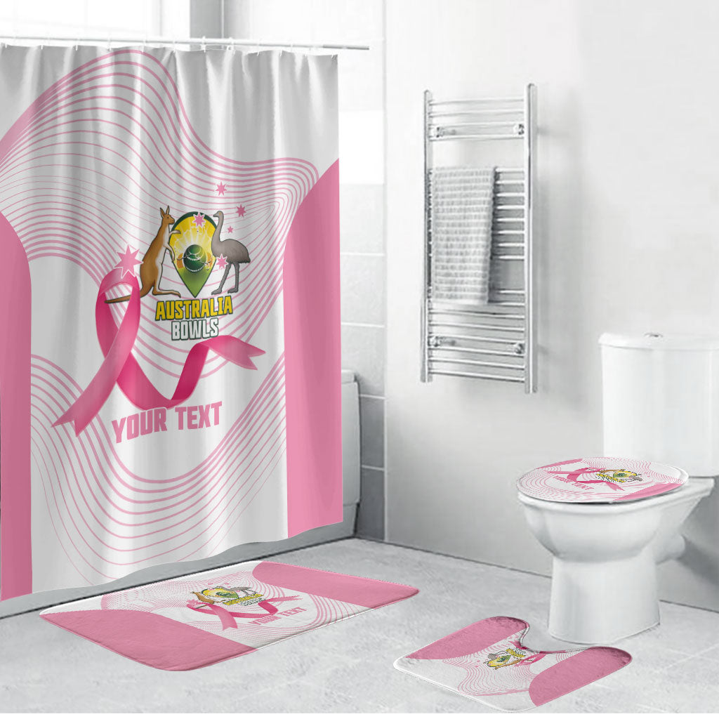 Custom Bowls Australia Breast Cancer Bathroom Set Pink Ribbon Curve Sporty