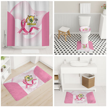 Custom Bowls Australia Breast Cancer Bathroom Set Pink Ribbon Curve Sporty