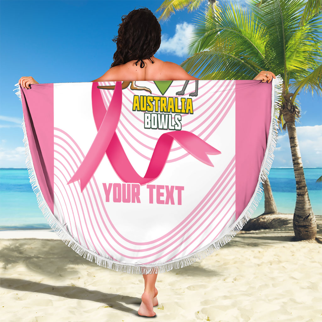 Custom Bowls Australia Breast Cancer Beach Blanket Pink Ribbon Curve Sporty