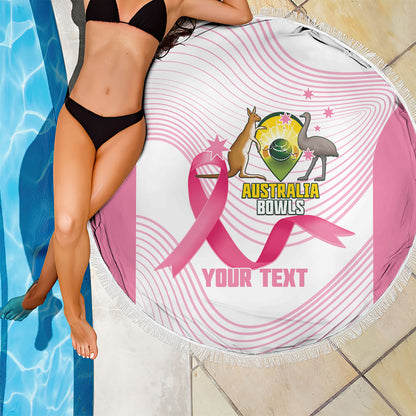 Custom Bowls Australia Breast Cancer Beach Blanket Pink Ribbon Curve Sporty
