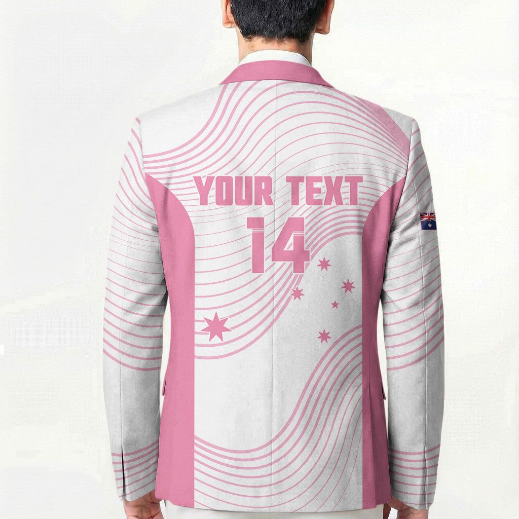 Custom Bowls Australia Breast Cancer Blazer Pink Ribbon Curve Sporty