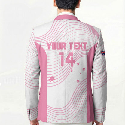 Custom Bowls Australia Breast Cancer Blazer Pink Ribbon Curve Sporty