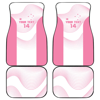 Custom Bowls Australia Breast Cancer Car Mats Pink Ribbon Curve Sporty