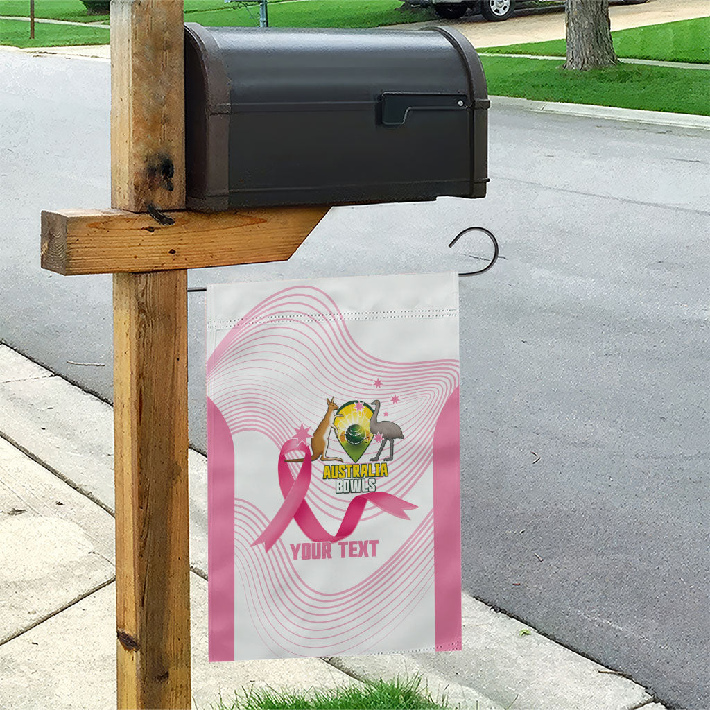 Custom Bowls Australia Breast Cancer Garden Flag Pink Ribbon Curve Sporty