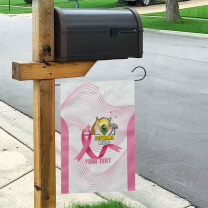 Custom Bowls Australia Breast Cancer Garden Flag Pink Ribbon Curve Sporty