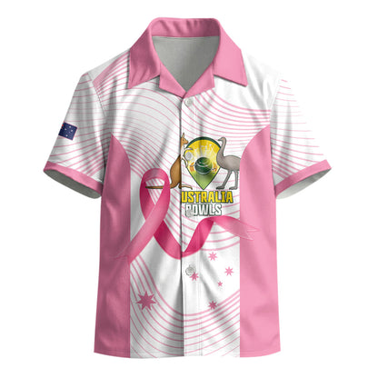 Custom Bowls Australia Breast Cancer Kid Hawaiian Shirt Pink Ribbon Curve Sporty