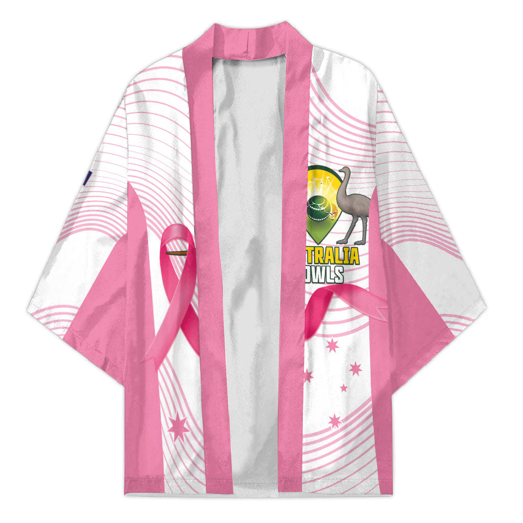 Custom Bowls Australia Breast Cancer Kimono Pink Ribbon Curve Sporty