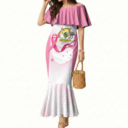 Custom Bowls Australia Breast Cancer Mermaid Dress Pink Ribbon Curve Sporty