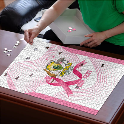Custom Bowls Australia Breast Cancer Puzzle Pink Ribbon Curve Sporty