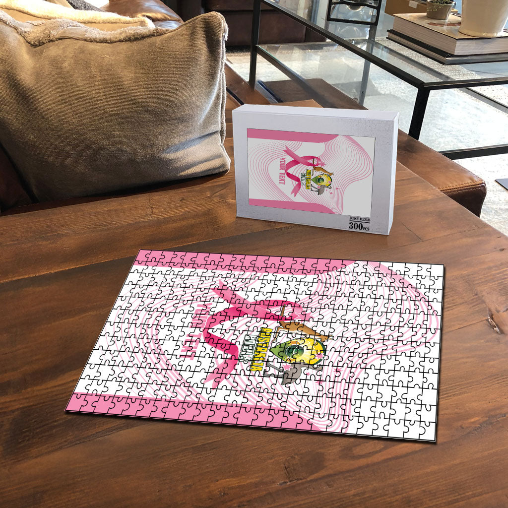 Custom Bowls Australia Breast Cancer Puzzle Pink Ribbon Curve Sporty