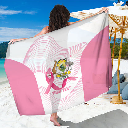 Custom Bowls Australia Breast Cancer Sarong Pink Ribbon Curve Sporty