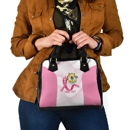 Custom Bowls Australia Breast Cancer Shoulder Handbag Pink Ribbon Curve Sporty
