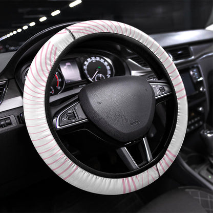 Bowls Australia Breast Cancer Steering Wheel Cover Pink Ribbon Curve Sporty