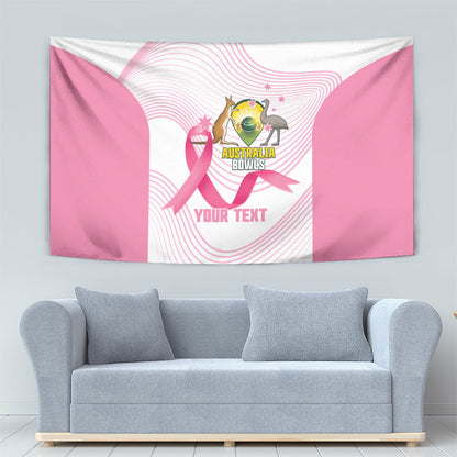Custom Bowls Australia Breast Cancer Tapestry Pink Ribbon Curve Sporty
