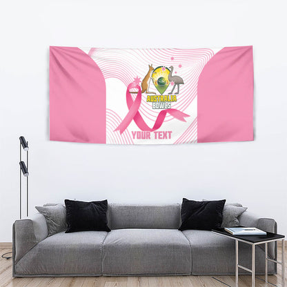 Custom Bowls Australia Breast Cancer Tapestry Pink Ribbon Curve Sporty