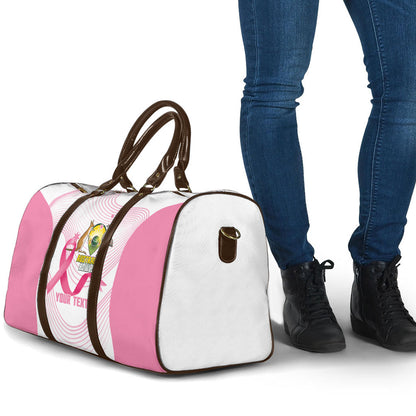 Custom Bowls Australia Breast Cancer Travel Bag Pink Ribbon Curve Sporty
