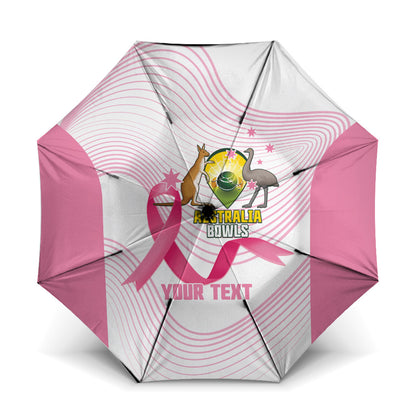 Custom Bowls Australia Breast Cancer Umbrella Pink Ribbon Curve Sporty