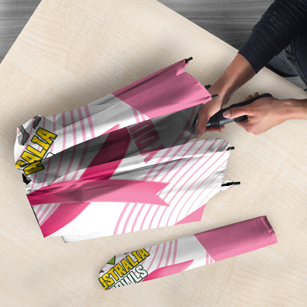 Custom Bowls Australia Breast Cancer Umbrella Pink Ribbon Curve Sporty