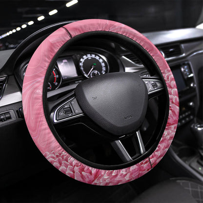 Australia Breast Cancer Support Steering Wheel Cover Think Pink Cockatoos Ribbon