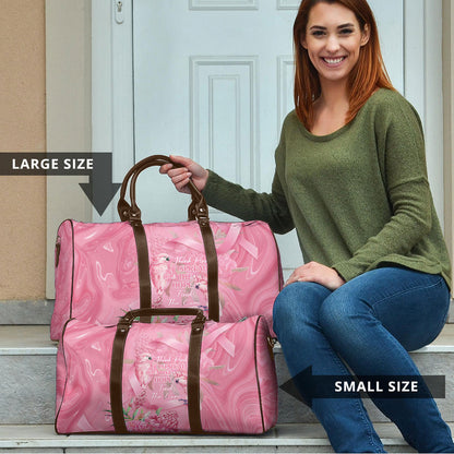 Australia Breast Cancer Support Travel Bag Think Pink Cockatoos Ribbon