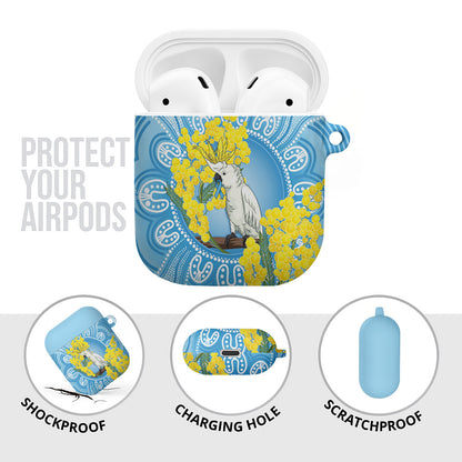 World Diabetes Day Australia AirPods Case Yellow-crested Cockatoo Golden Wattle Aboriginal