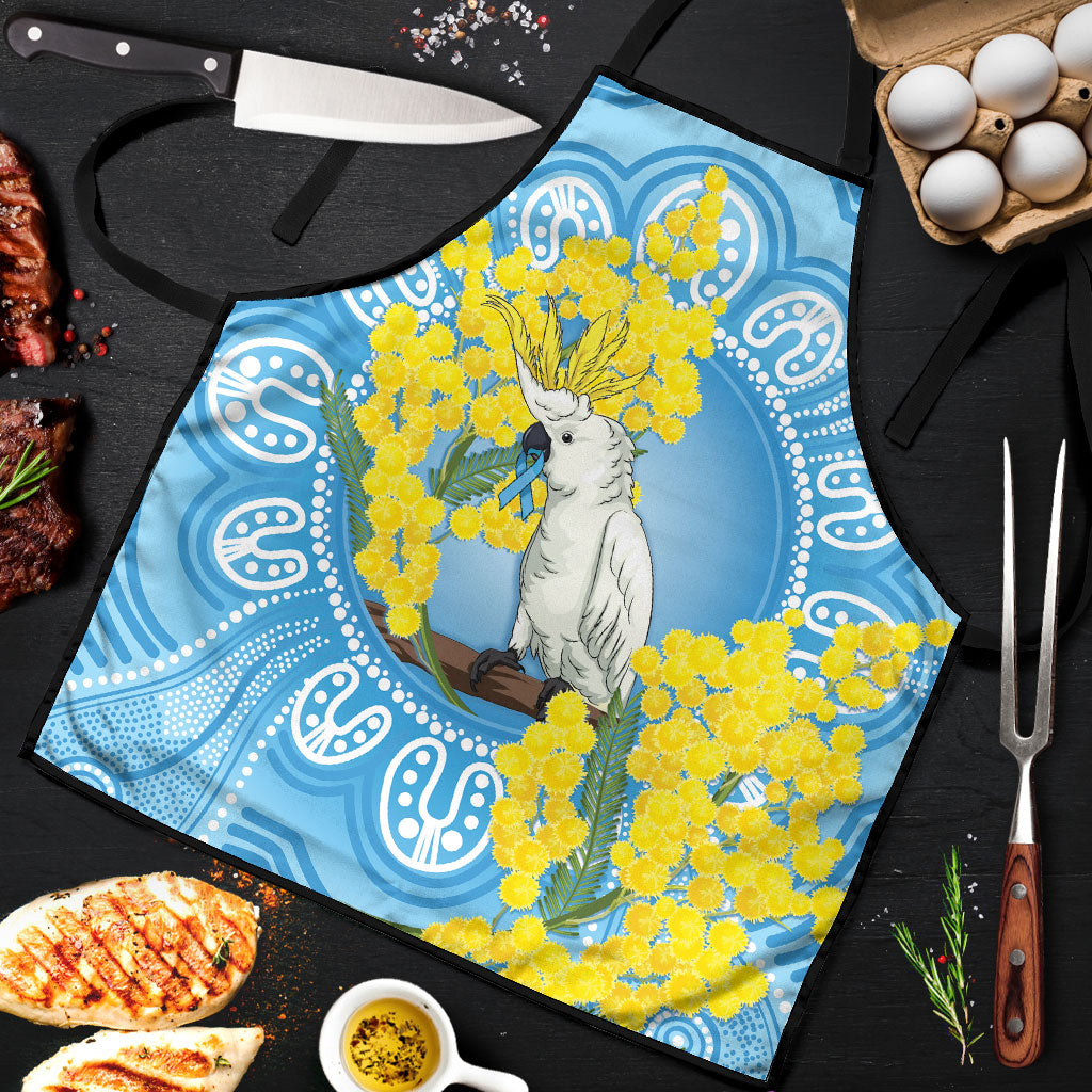 World Diabetes Day Australia Apron Yellow-crested Cockatoo Golden Wattle Aboriginal