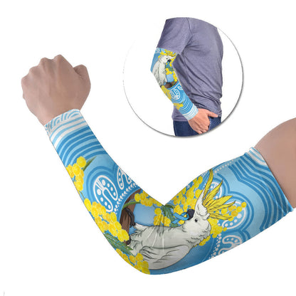 World Diabetes Day Australia Arm Sleeves Yellow-crested Cockatoo Golden Wattle Aboriginal