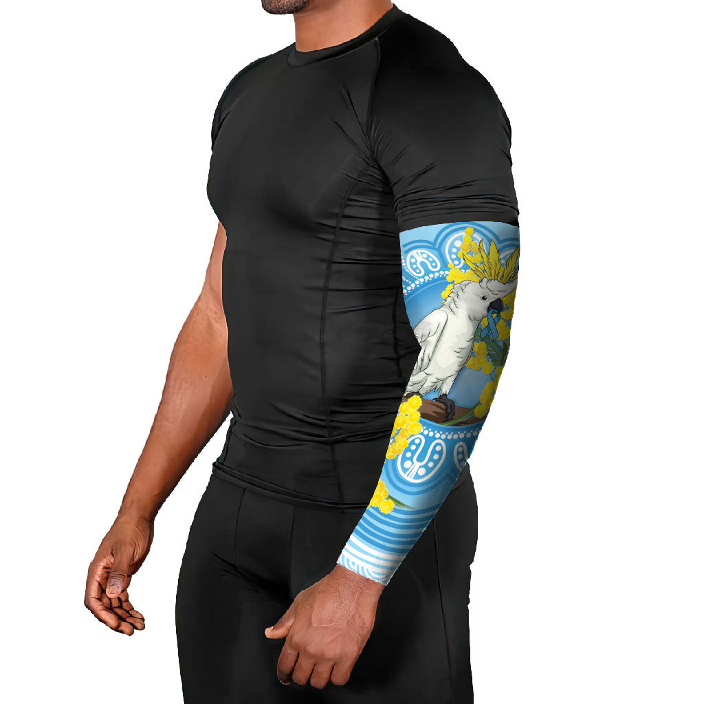 World Diabetes Day Australia Arm Sleeves Yellow-crested Cockatoo Golden Wattle Aboriginal