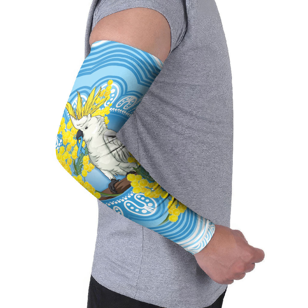 World Diabetes Day Australia Arm Sleeves Yellow-crested Cockatoo Golden Wattle Aboriginal