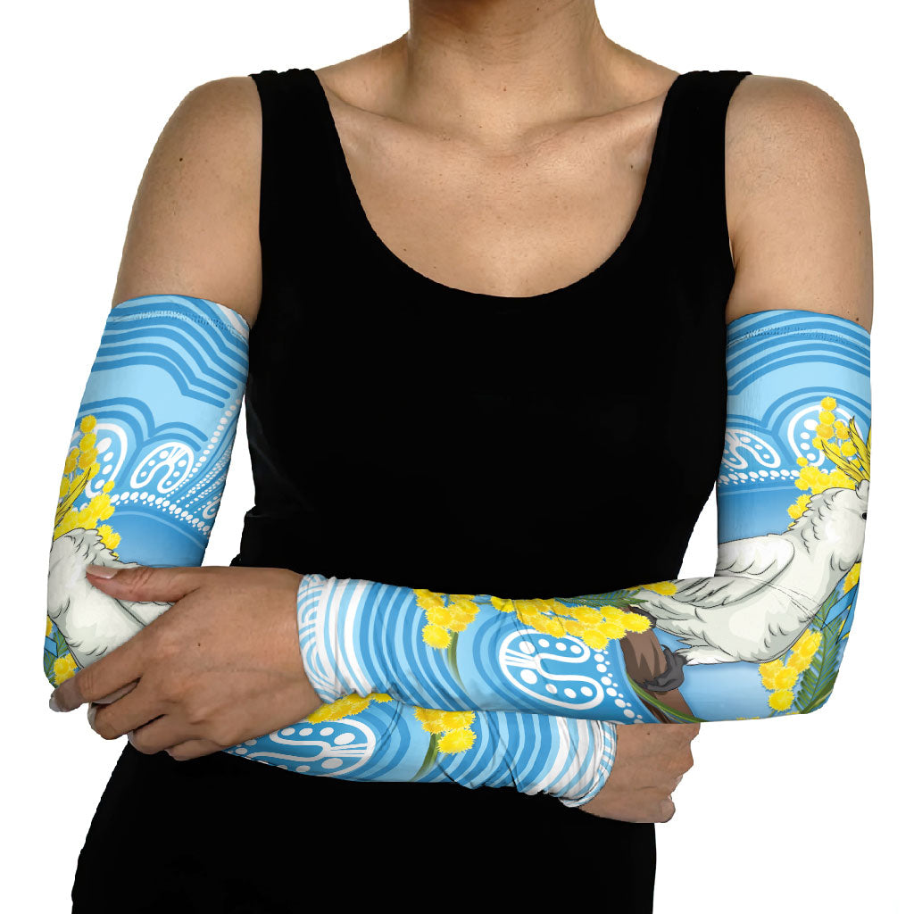 World Diabetes Day Australia Arm Sleeves Yellow-crested Cockatoo Golden Wattle Aboriginal