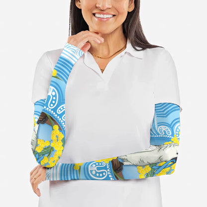 World Diabetes Day Australia Arm Sleeves Yellow-crested Cockatoo Golden Wattle Aboriginal
