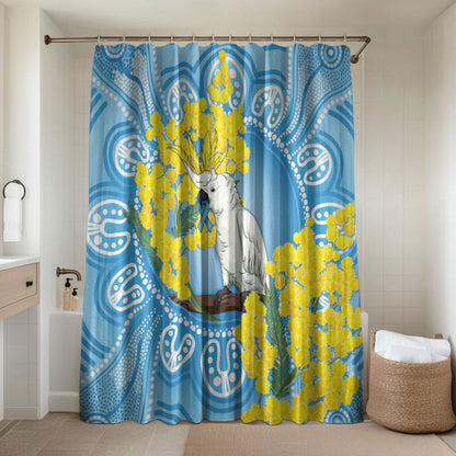 World Diabetes Day Australia Bathroom Set Yellow-crested Cockatoo Golden Wattle Aboriginal