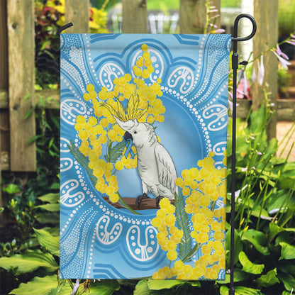 World Diabetes Day Australia Garden Flag Yellow-crested Cockatoo Golden Wattle Aboriginal