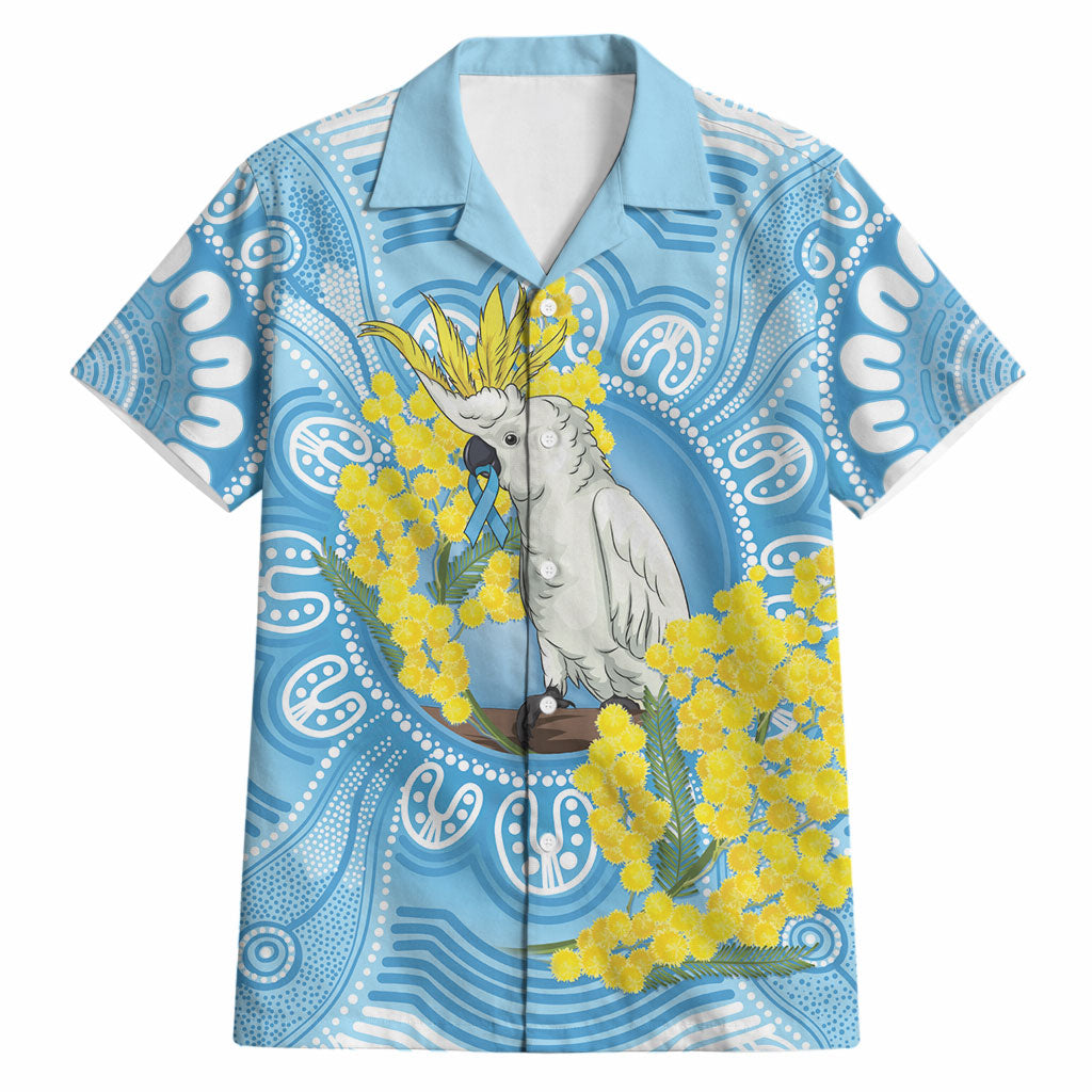 World Diabetes Day Australia Hawaiian Shirt Yellow-crested Cockatoo Golden Wattle Aboriginal