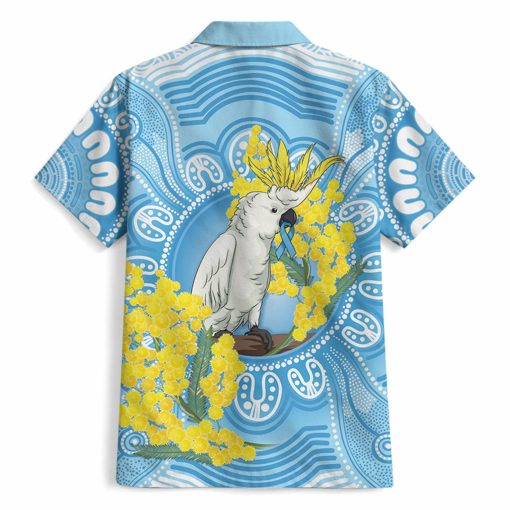 World Diabetes Day Australia Hawaiian Shirt Yellow-crested Cockatoo Golden Wattle Aboriginal