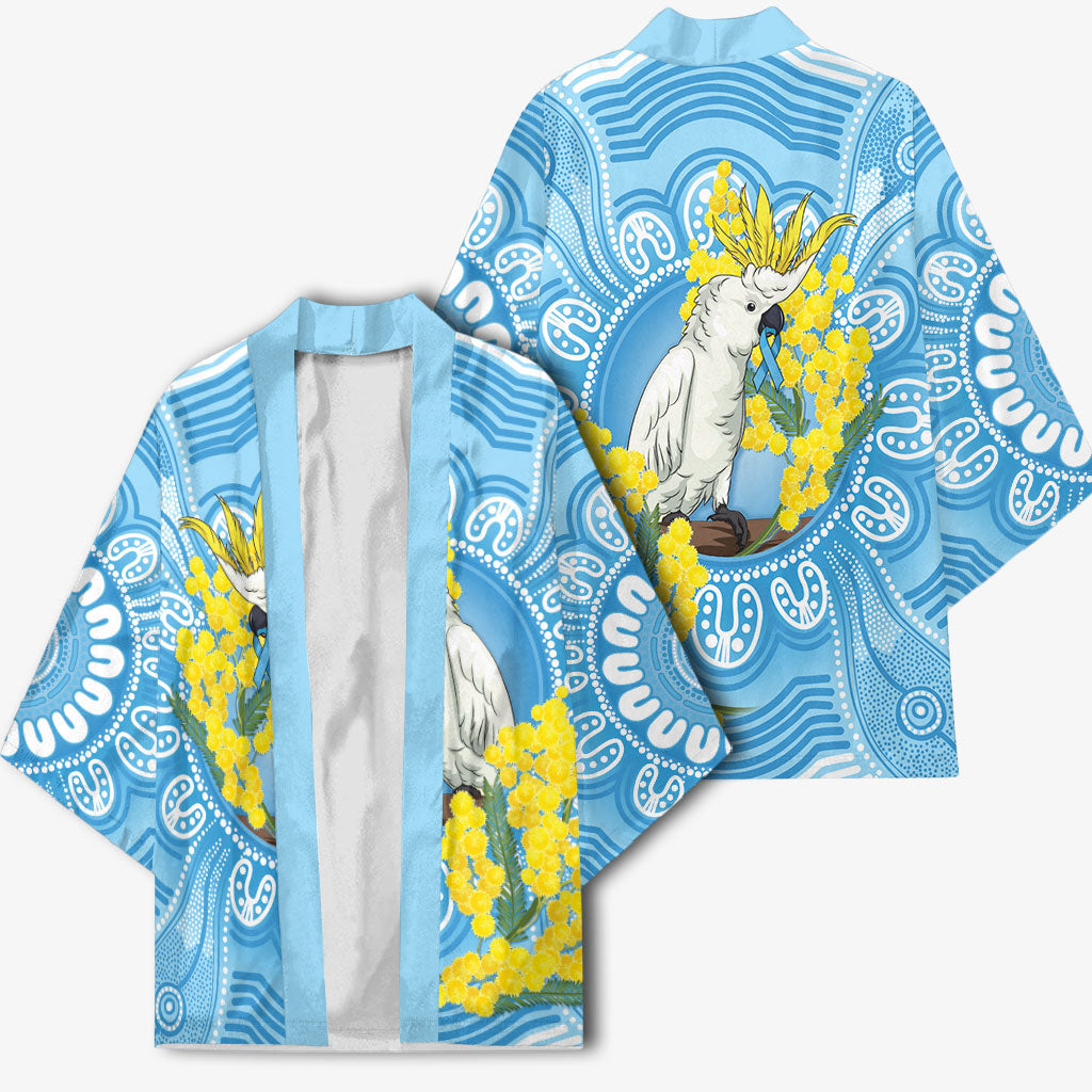 World Diabetes Day Australia Kimono Yellow-crested Cockatoo Golden Wattle Aboriginal