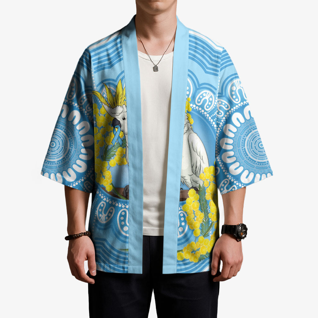 World Diabetes Day Australia Kimono Yellow-crested Cockatoo Golden Wattle Aboriginal