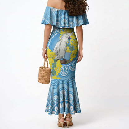 World Diabetes Day Australia Mermaid Dress Yellow-crested Cockatoo Golden Wattle Aboriginal