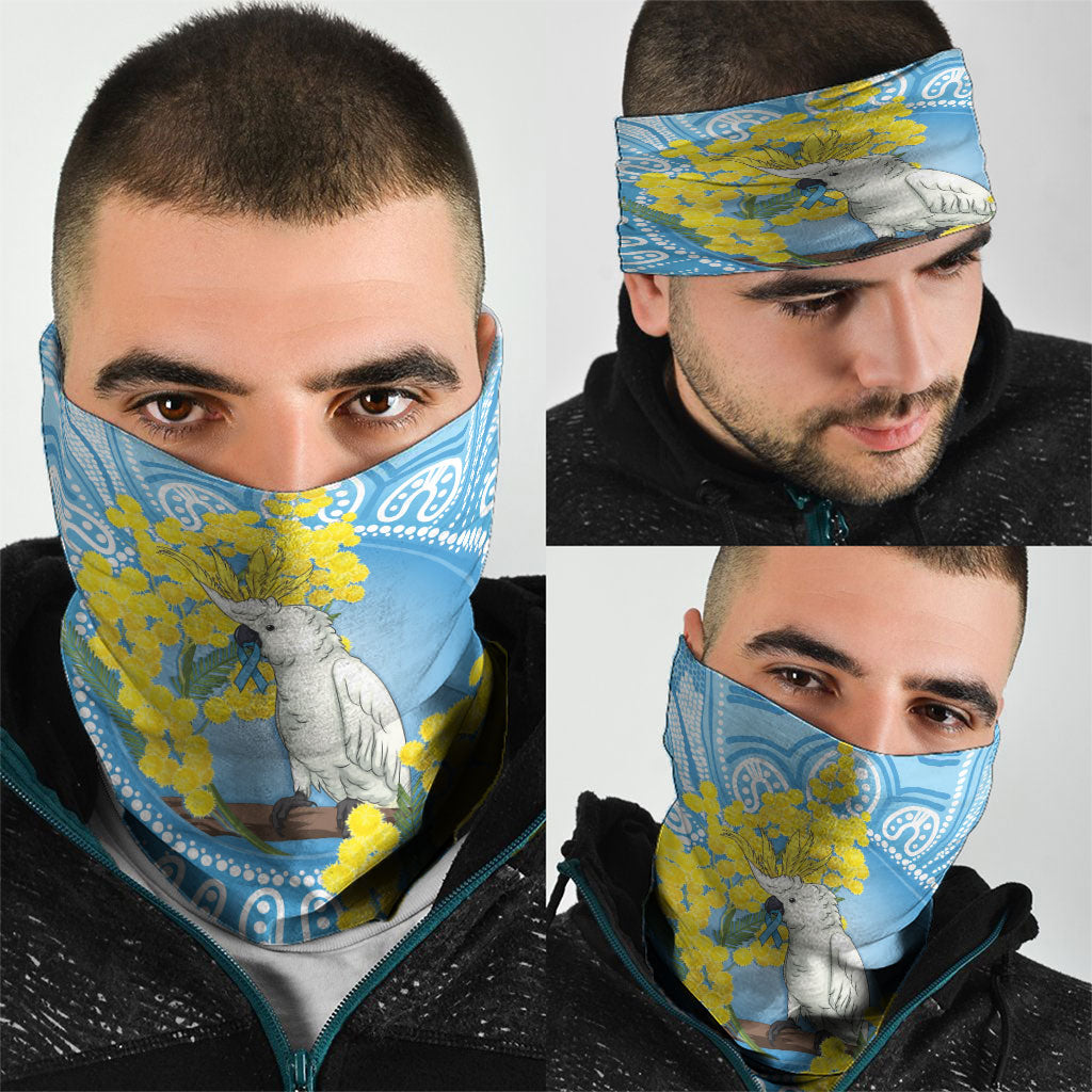 World Diabetes Day Australia Neck Gaiter Yellow-crested Cockatoo Golden Wattle Aboriginal